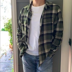 Men’s plaid flannel.